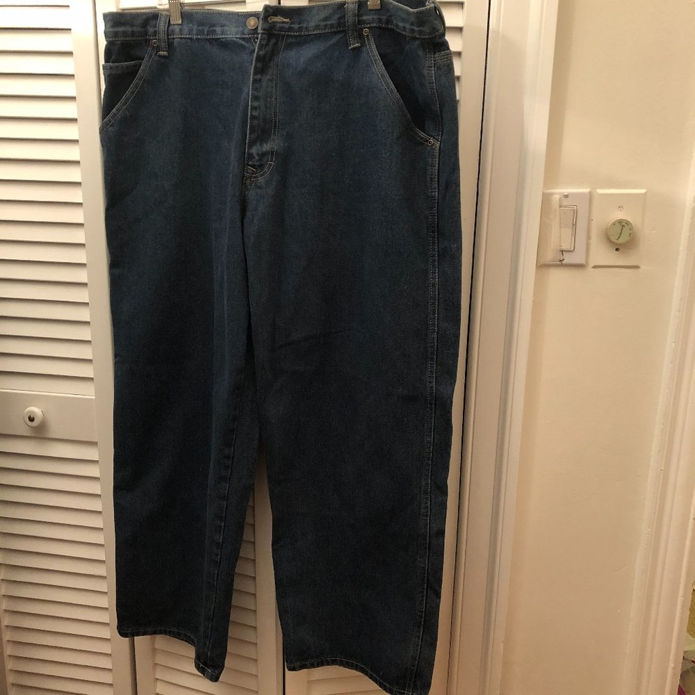 Stanley men workwear denim utility jeans, carpenter jeans, 38